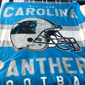 Carolina panthers micro fleece throw blanket